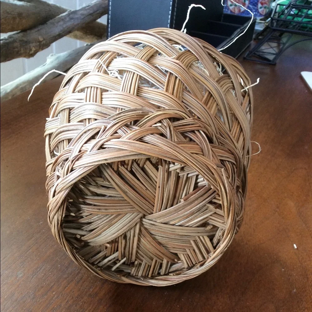 Pair‎ of Twee Little Easter Baskets with Excelsior